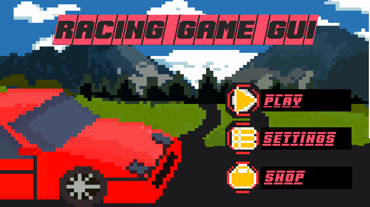 GUI Pack For Racing Games