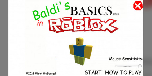 Baldi's Basics in Education mod menu by Groovy Gamer