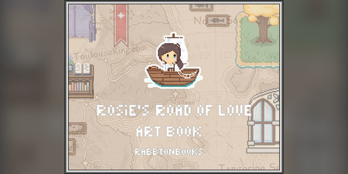 Cover image for Rosie's Road of Love Art Book