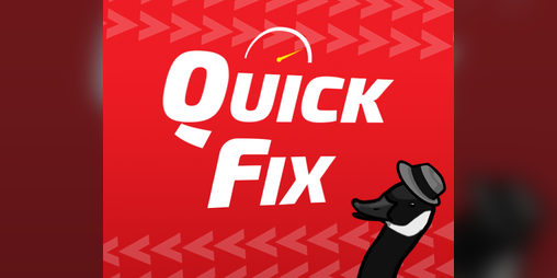 Cover image for Quick Fix