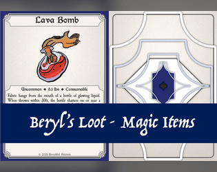 Beryl's Loot - Magic item cards  
