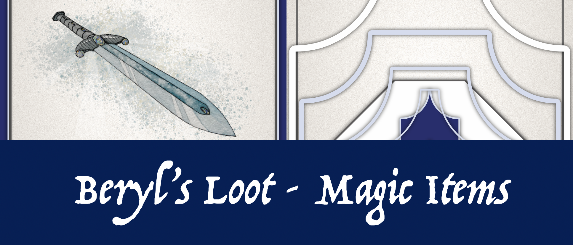 Beryl's Loot - Magic item cards