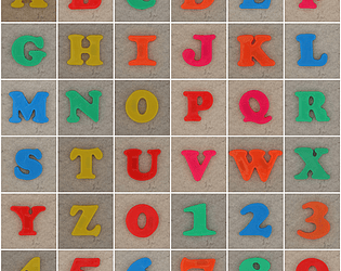Magnet Alphabet Letters, Numbers and Math Symbols Audios