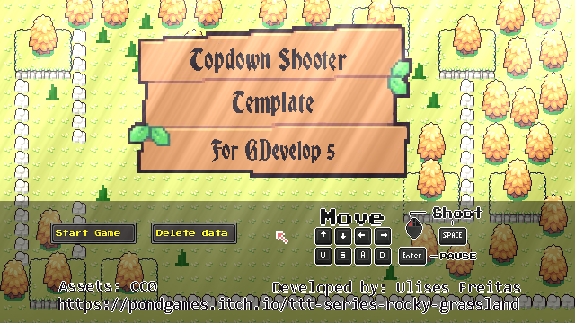 GDevelop - Shootalia - Top Down Shooter Template