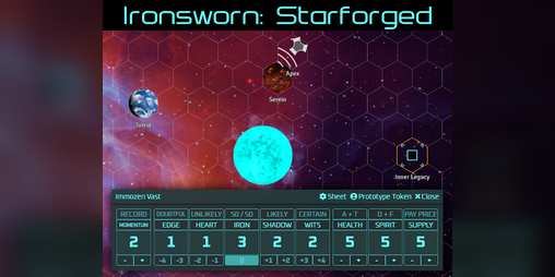 Cover image for Ironsworn: Starforged for Foundry VTT