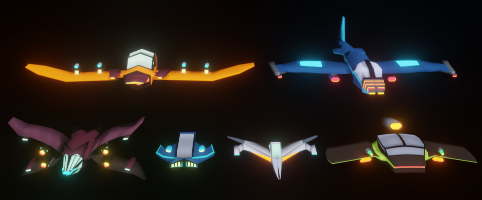 3D Ship and Meteor Asset Pack