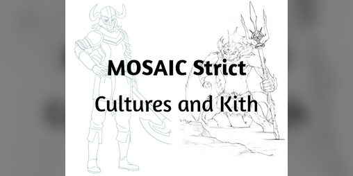 Cover image for MOSAIC Strict Cultures and Kith