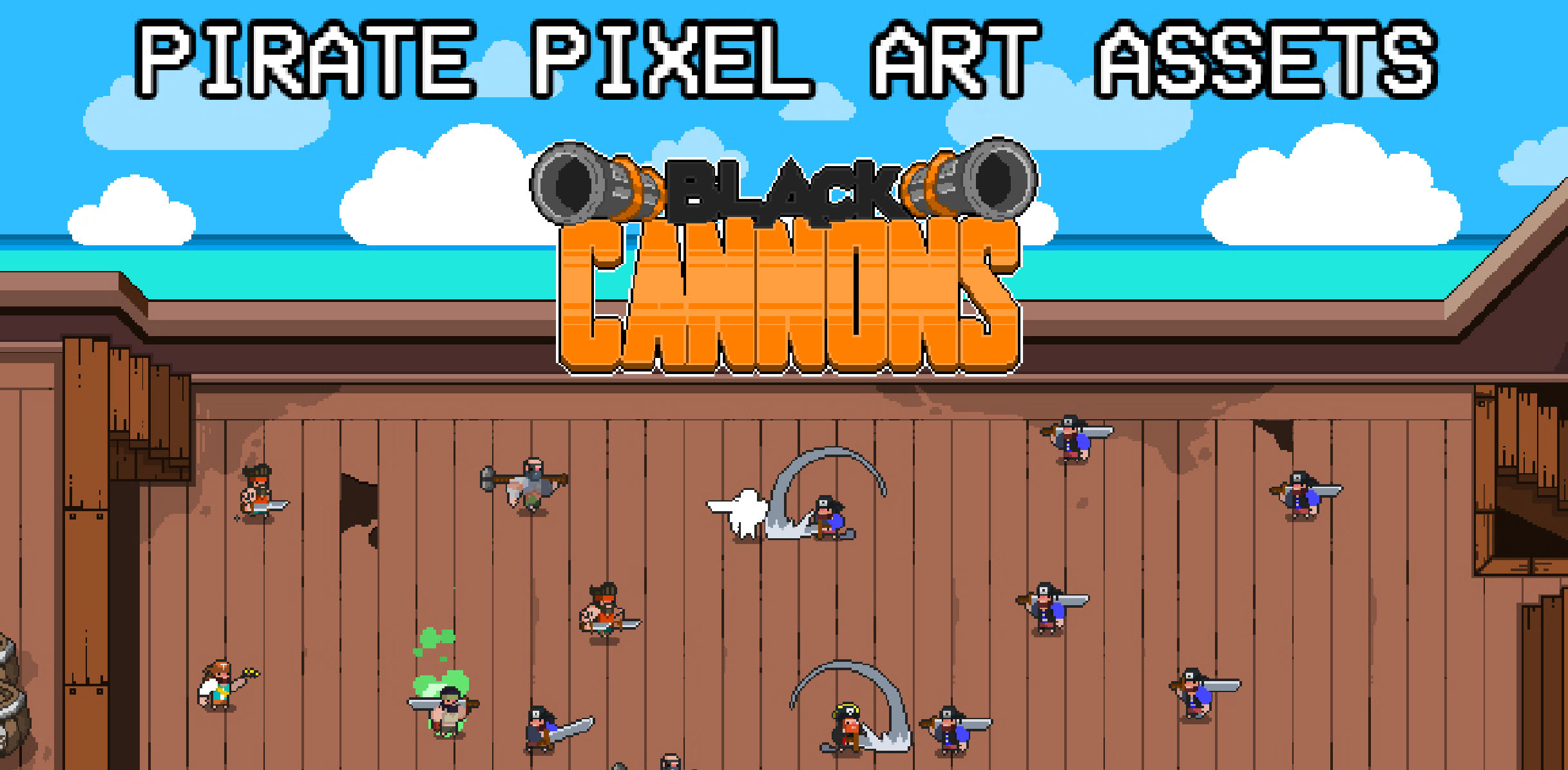Pirate Pixel Art Asset Pack