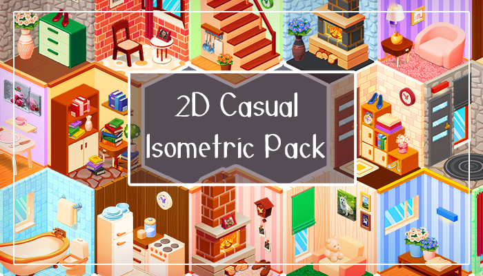 2D Casual Isometric Pack