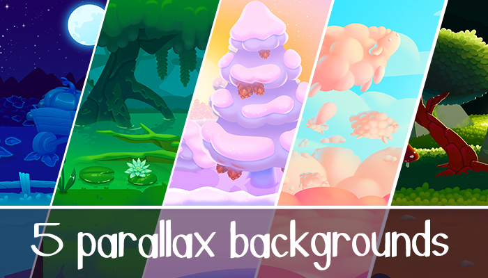 Parallax 2D Background Pack