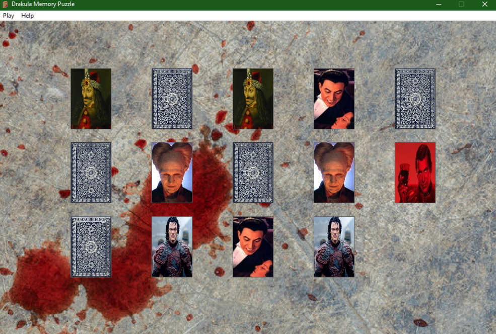 Cover image for Dracula Memory Puzzle