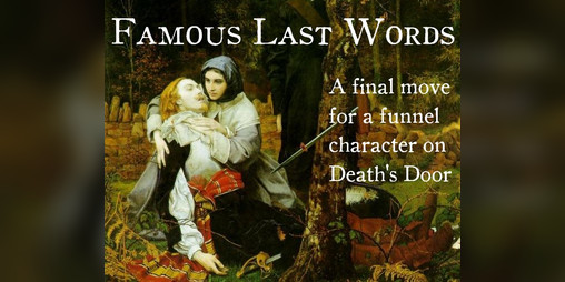 Cover image for Famous Last Words