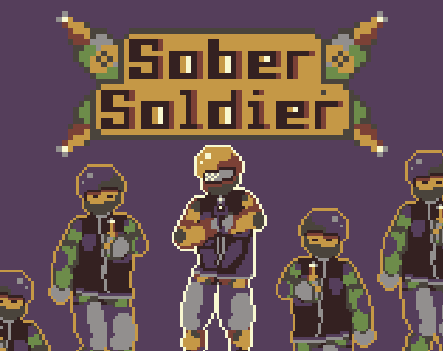 Sober Soldier by Raeg Studio, mahyellaw for The Indie Tales Jam itch.io