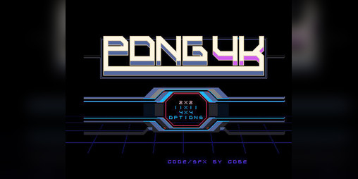 Cover image for Pong4K(b) CDTV/CD32 Commodore Amiga