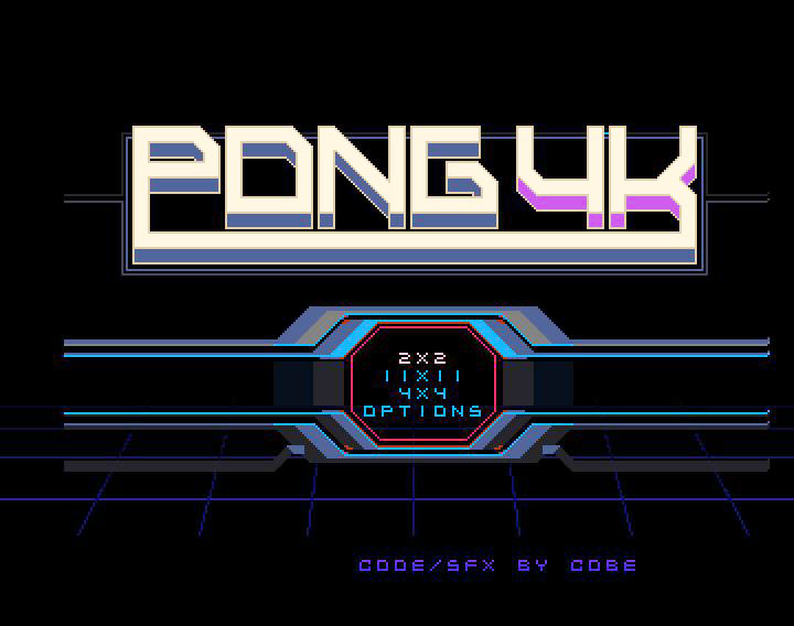 Cover image for Pong4K(b) CDTV/CD32 Commodore Amiga