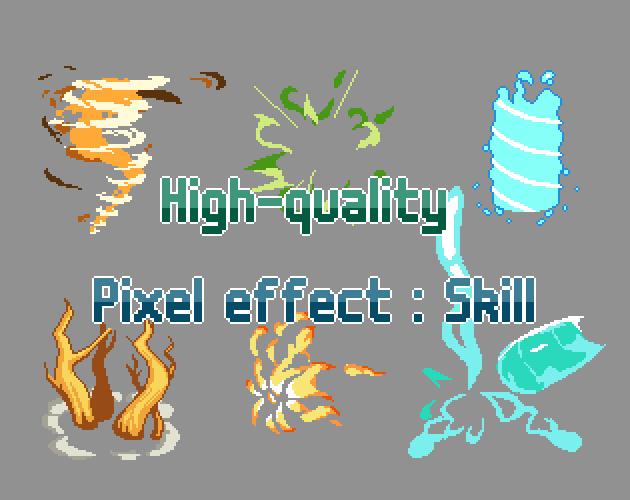 Pixel Art Effect Skill By Dreamypixelart