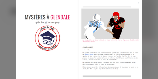 Cover image for Mystères à Glendale
