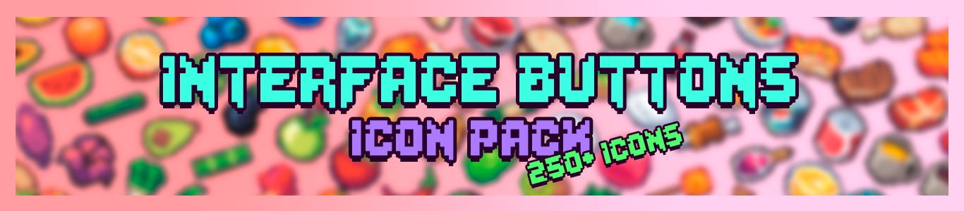 Interface Buttons Icon Pack (250+ Icons)