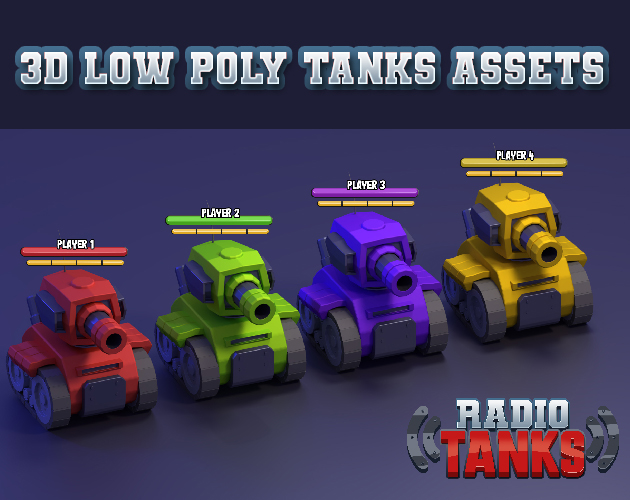 Low Poly Tank Assets by dani567