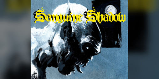 Cover image for Sanguine Shadow - A MÖRK BORG monster