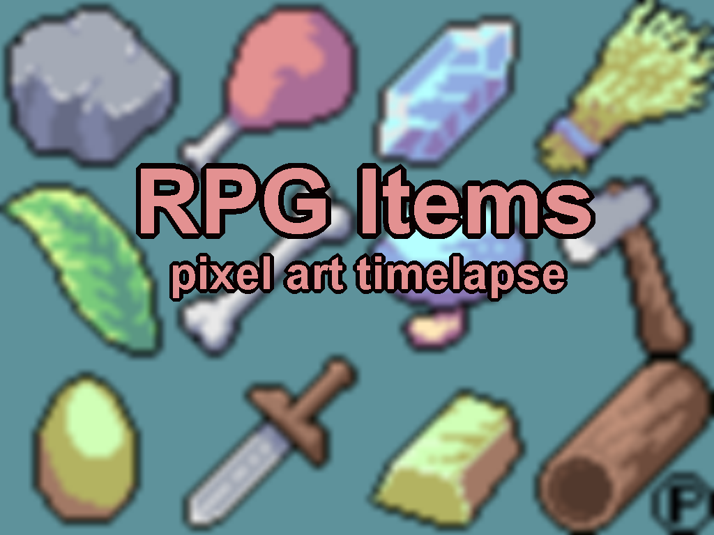Pixel Art Rpg Items Assets Pack By Pikcelalien
