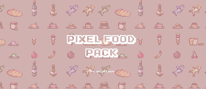 Pixel Food Pack By Quipinny