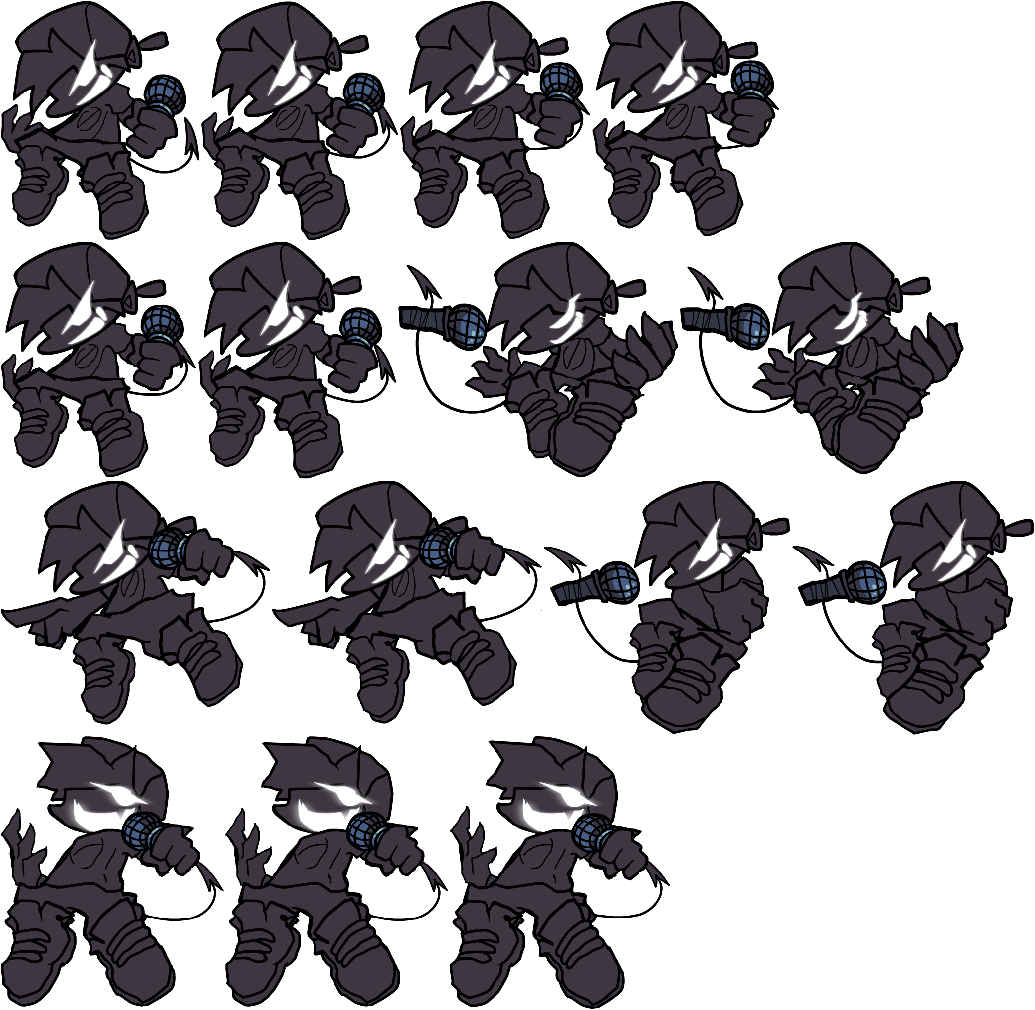 Nonsense Sprite Sheet Be Like Friday Night Funkin Community Itchio Images