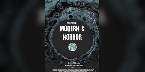 Cover image for One-Shot RPG System: Modern Horror