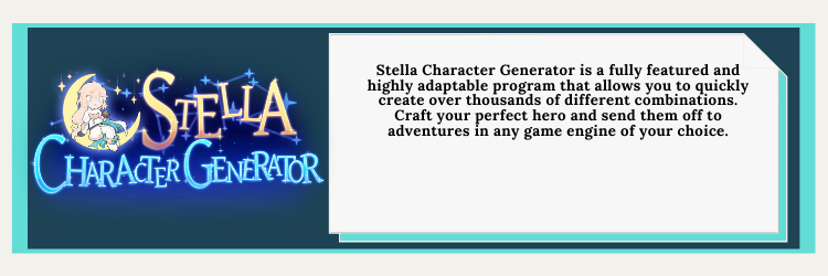 Stella Character Generator