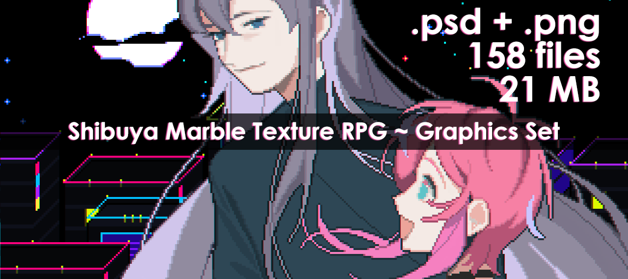 Shibuya Marble Texture RPG ~ graphics set