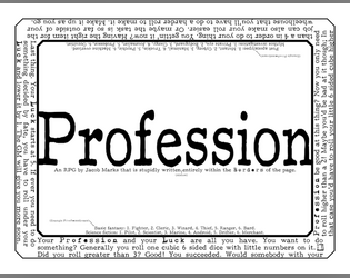 Profession RPG  