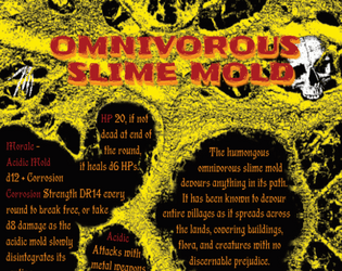 Omnivorous Slime Mold  