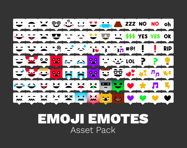 Emoji Emotes Asset by LadyLuck