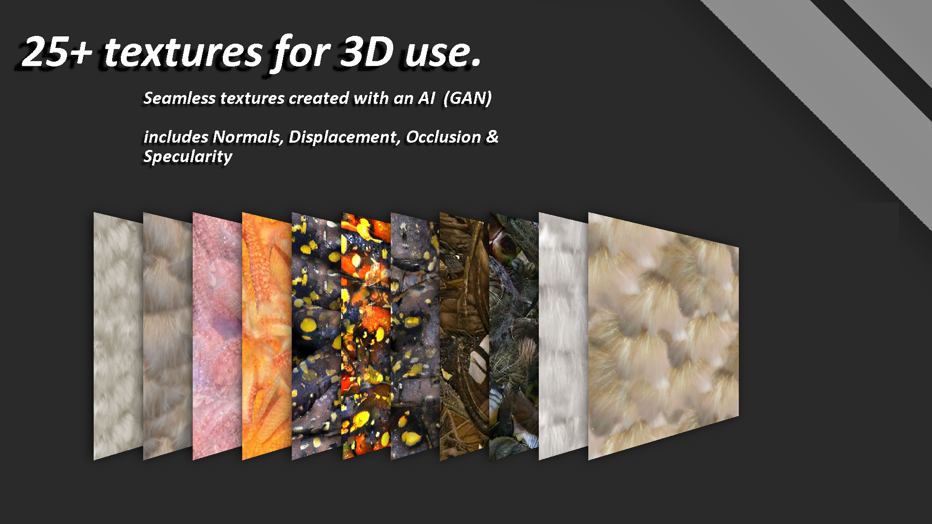 Exotic & Alien Textures For 3D Use