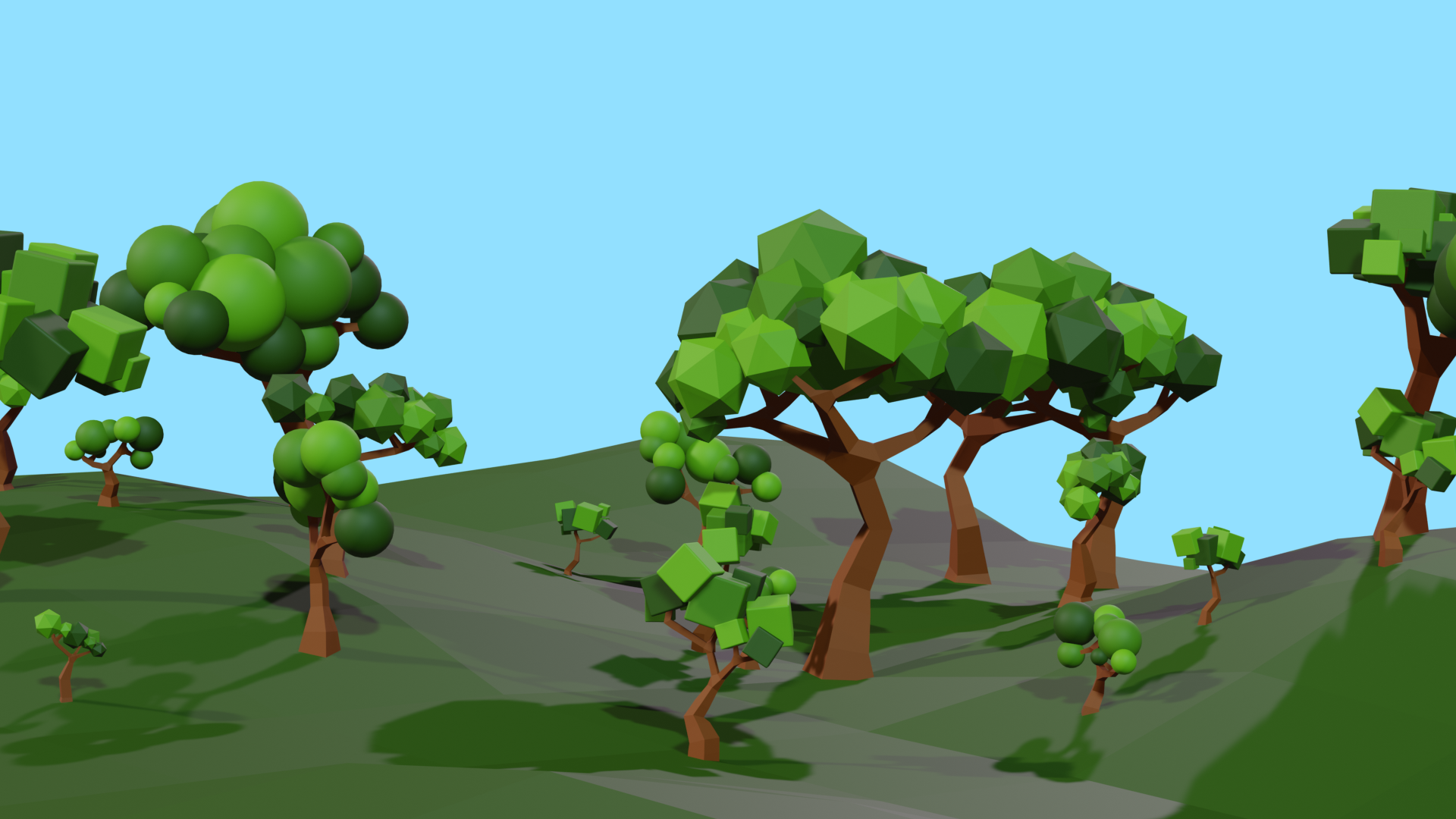 Low Poly Stylised Tree Pack