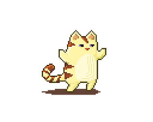 Pixilart - 32x32 Cat by skewo