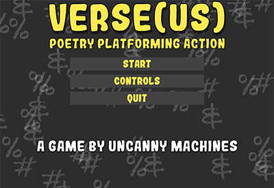 Cover image for Verse(us)