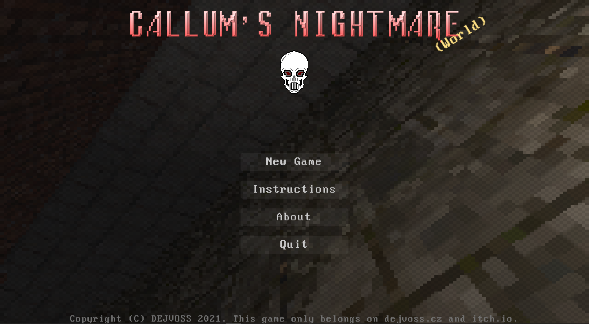 Callum's Nightmare by DEJVOSS for Callum Upton's Game Jam - itch.io