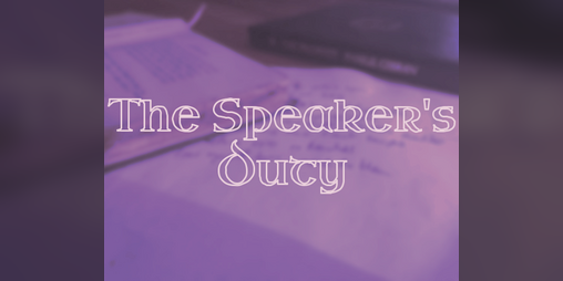 Cover image for The Speaker's Duty