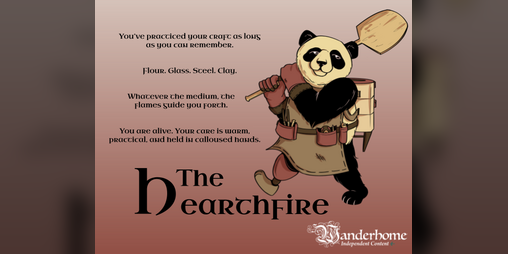 Cover image for The Hearthfire - a Wanderhome playbook
