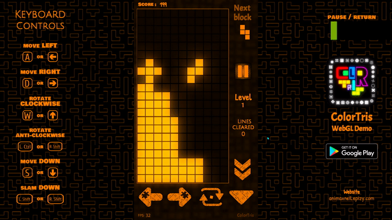 Tetris Games 🕹️ Play on CrazyGames