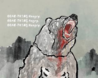 BEAR-THING!   - He's Hungry! He's Angry! He's HANGRY! For MÖRK BORG 
