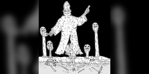Cover image for The Golem Priest of the acid lake