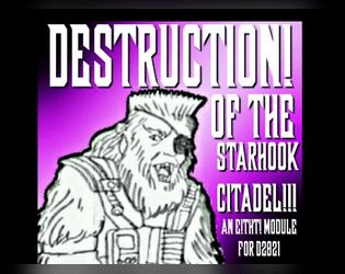 Destruction! Of the STARHOOK CITADEL!  