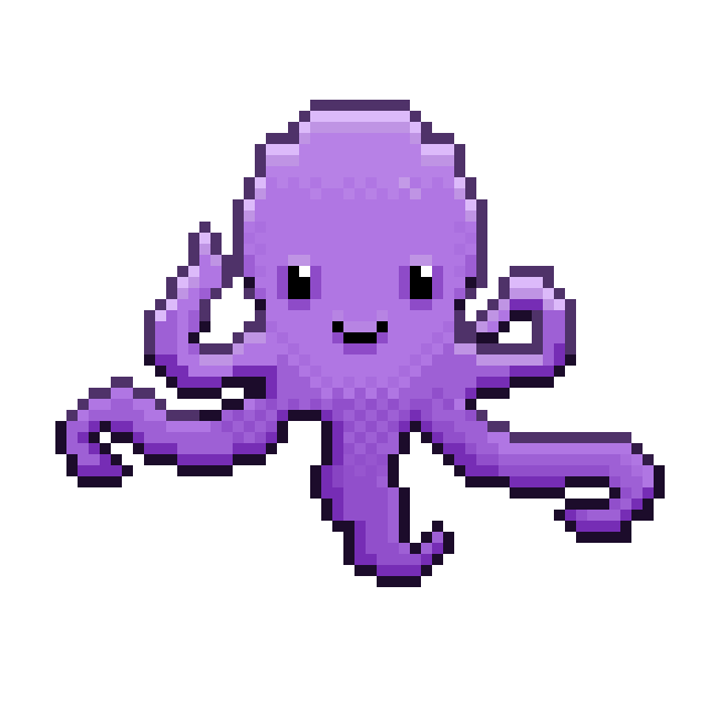 Lavender Octopus