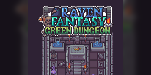 Raven Fantasy - Pixel Art Tileset - Green Dungeon by Clockwork Raven
