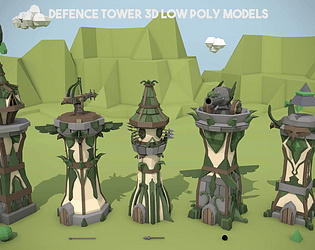 Catapult Towers Pixel Art for Tower Defense by 2D Game Assets on