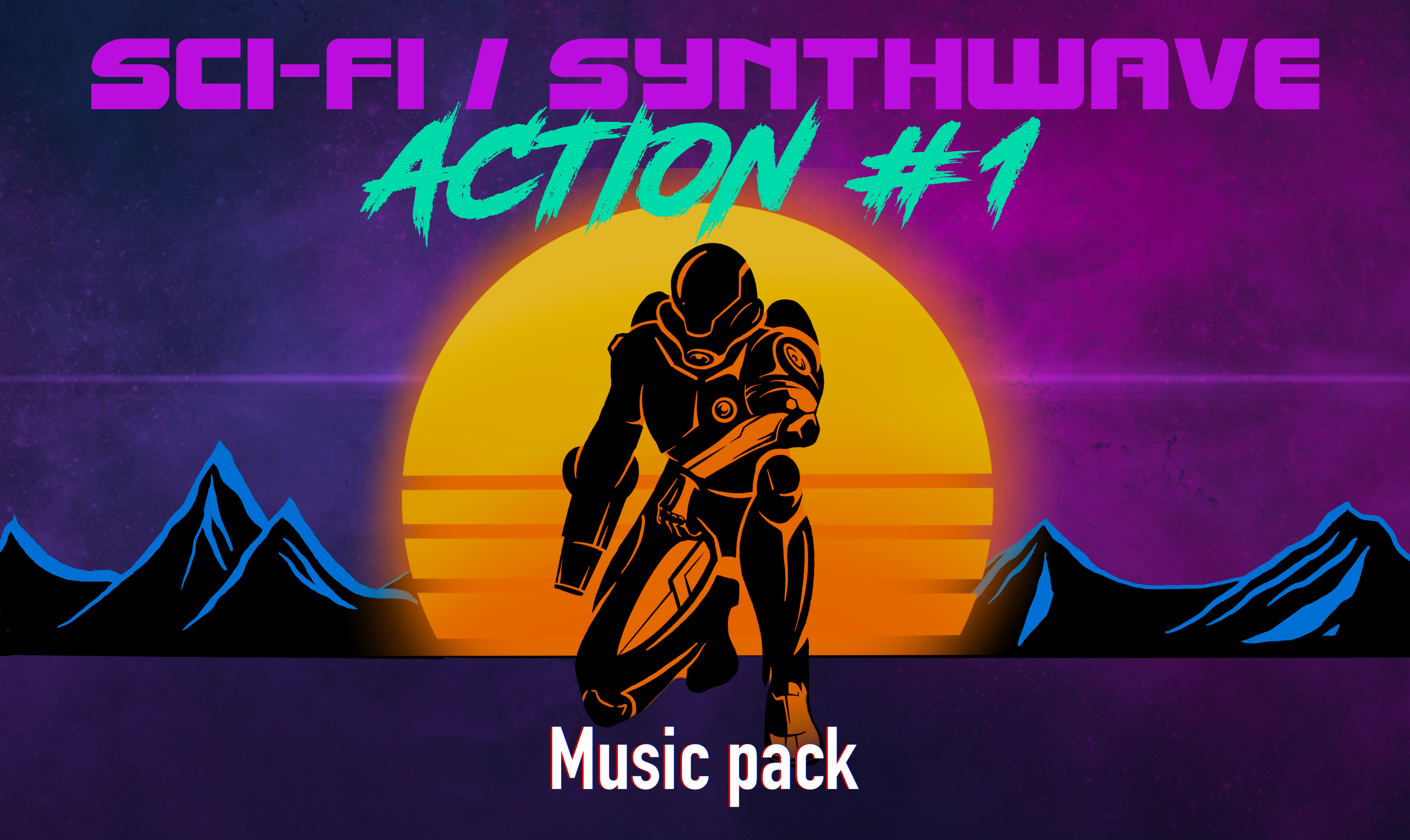 Sci - Fi / Synthwave Action #1 (Music Pack)