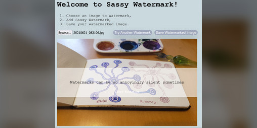 Cover image for Sassy Watermark