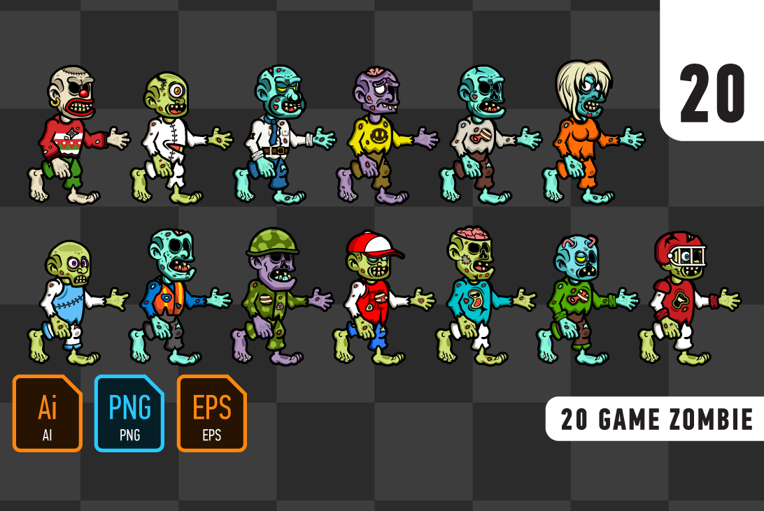 20 vector game zombie